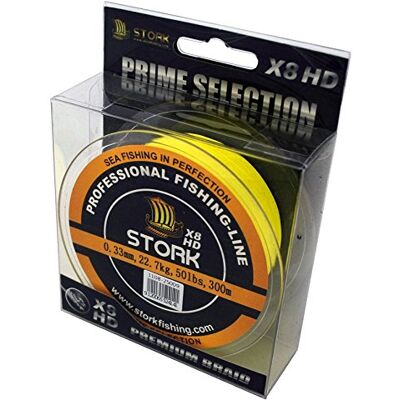 Stork HDx8, 8-Corde Ligne de pêche tressée Prime 300m - Publicité Stork HDx8, 8-Corde Ligne de pêche tressée Prime 300m - Publicité