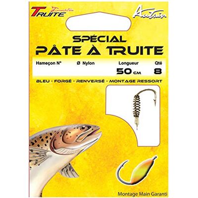 Autain CARNET HAMECONS Montes (x8) Special PÂTE A Truite 8/18 BDL 0.50M - Publicité Autain CARNET HAMECONS Montes (x8) Special PÂTE A Truite 8/18 BDL 0.50M - Publicité