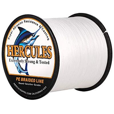HERCULES Super Cast 10-300lbs Ligne de pêche tressée 100-2000m 109-2187yds Test pour Les Lignes de Poisson Tresse PE d'eau salée Superline 8 brins - Publicité HERCULES Super Cast 10-300lbs Ligne de pêche tressée 100-2000m 109-2187yds Test pour Les Lignes de Poisson Tresse PE d'eau salée Superline 8 brins - Publicité