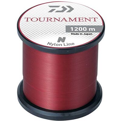 Daiwa Nylon Tournament 1200M 28/100 Rouge TN120028R - Publicité Daiwa Nylon Tournament 1200M 28/100 Rouge TN120028R - Publicité