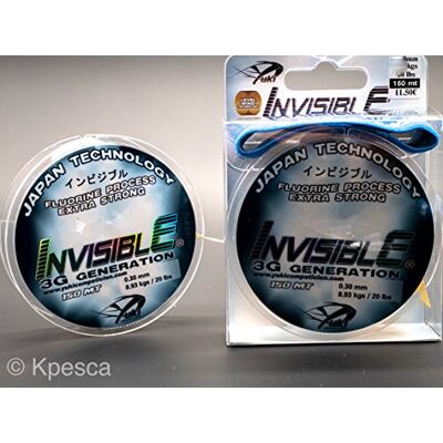 NYLON YUKI INVISIBLE TRANSPARENT 0.22MM 5,65 kg 300 MT - Publicité NYLON YUKI INVISIBLE TRANSPARENT 0.22MM 5,65 kg 300 MT - Publicité
