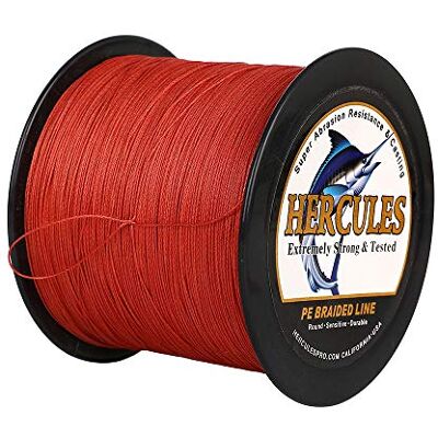 HERCULES Super Cast 100-2000m 109-2187 Yards 6-100lbs Test Ligne de pêche tressée pour Eau salée PE Tresse Lignes de Poisson Superline 4 brins - Publicité HERCULES Super Cast 100-2000m 109-2187 Yards 6-100lbs Test Ligne de pêche tressée pour Eau salée PE Tresse Lignes de Poisson Superline 4 brins - Publicité