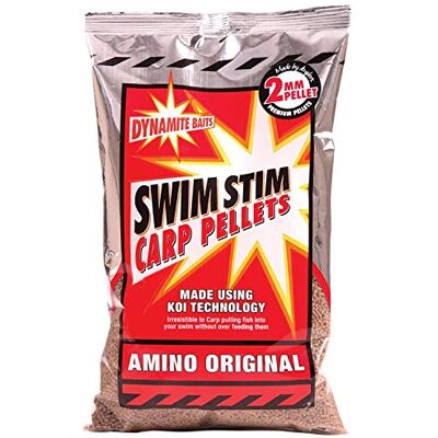 Dynamite Baits Swim Stim Amino Original Pellets, Couleur 8 mm, Taille 900 g 6 mm - Publicité Dynamite Baits Swim Stim Amino Original Pellets, Couleur 8 mm, Taille 900 g 6 mm - Publicité