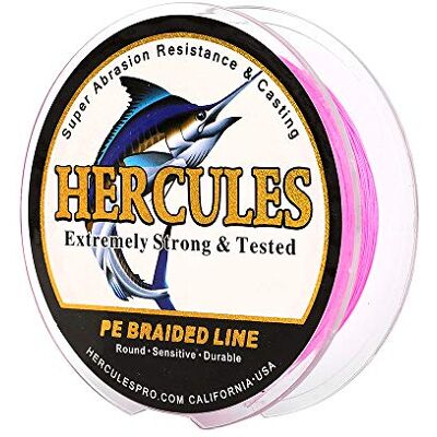 HERCULES Super Cast 10-300lbs Ligne de pêche tressée 100-2000m 109-2187yds Test pour Les Lignes de Poisson Tresse PE d'eau salée Superline 8 brins - Publicité HERCULES Super Cast 10-300lbs Ligne de pêche tressée 100-2000m 109-2187yds Test pour Les Lignes de Poisson Tresse PE d'eau salée Superline 8 brins - Publicité