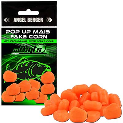 Angel-Berger Magic Baits Maïs Pop Up Faux maïs Ange Maïs Maize (Orange) - Publicité Angel-Berger Magic Baits Maïs Pop Up Faux maïs Ange Maïs Maize (Orange) - Publicité