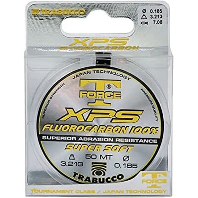Trabucco Fluorocarbon XPS T-Force 0.145 mm 50 m Fluorocarbone Ligne de Pêche Invisible Mer Eau Douce Spinning Carnassiers - Publicité Trabucco Fluorocarbon XPS T-Force 0.145 mm 50 m Fluorocarbone Ligne de Pêche Invisible Mer Eau Douce Spinning Carnassiers - Publicité