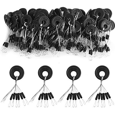VIPMOON 600 Pièces Stop Float Peche, 6 en 1 Caoutchouc Arrêt de Bouchons Pêche, Stop Fil Peche Noir Disponible en Quatre Tailles (Cylindre, M) - Publicité VIPMOON 600 Pièces Stop Float Peche, 6 en 1 Caoutchouc Arrêt de Bouchons Pêche, Stop Fil Peche Noir Disponible en Quatre Tailles (Cylindre, M) - Publicité