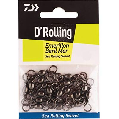 Daiwa Emerillon Baril Mer No.2 R.43kg Black Nickel EM360647 - Publicité Daiwa Emerillon Baril Mer No.2 R.43kg Black Nickel EM360647 - Publicité