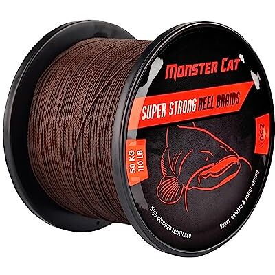 Tandem Baits Tresse De Peche Fil pour Moulinet Super Strong Braids 250 m 40 kg 88 Ib Monster Cat - Publicité Tandem Baits Tresse De Peche Fil pour Moulinet Super Strong Braids 250 m 40 kg 88 Ib Monster Cat - Publicité