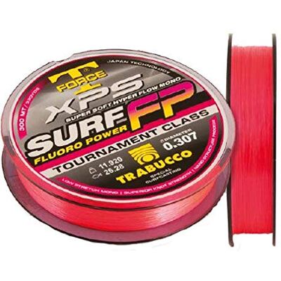 Trabucco Surf Fluoro Pink 0.221 mm 6.95 kg 300 m Nylon Fluorine Ligne de Pêche Monofilament Invisible Fil Mer Spinning Carnassiers - Publicité Trabucco Surf Fluoro Pink 0.221 mm 6.95 kg 300 m Nylon Fluorine Ligne de Pêche Monofilament Invisible Fil Mer Spinning Carnassiers - Publicité