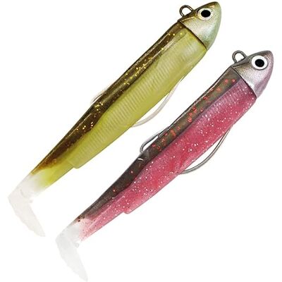 Fiiish - Black Minnow Double Combo - 120mm - 18g - Appât souple - Publicité Fiiish - Black Minnow Double Combo - 120mm - 18g - Appât souple - Publicité
