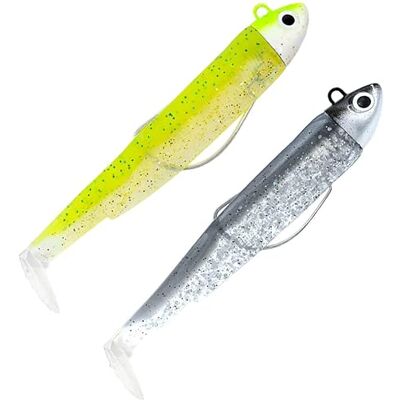 Fiiish Double Combo Search Black Minnow No.1-7cm 4.5g Lime Juice UV + Silver Strike BM3034 - Publicité Fiiish Double Combo Search Black Minnow No.1-7cm 4.5g Lime Juice UV + Silver Strike BM3034 - Publicité