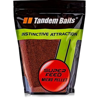 Tandem Baits Pellets D’Amorçage Pêche À La Carpe Method Feeder SuperFeed Micro Pellet 2 mm 1 kg Krill Rouge - Publicité Tandem Baits Pellets D’Amorçage Pêche À La Carpe Method Feeder SuperFeed Micro Pellet 2 mm 1 kg Krill Rouge - Publicité