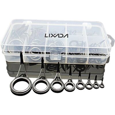 LIXADA Do-cooler Lot de 75 Anneaux de Canne à pêche en différentes Tailles, pour pêche au Lancer, kit de réparation - Publicité LIXADA Do-cooler Lot de 75 Anneaux de Canne à pêche en différentes Tailles, pour pêche au Lancer, kit de réparation - Publicité