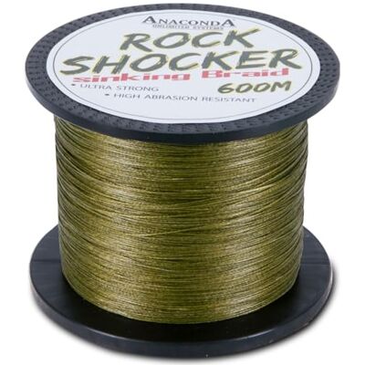 Anaconda Rockshocker fibre tressée coulante - Ligne de pêche - Publicité Anaconda Rockshocker fibre tressée coulante - Ligne de pêche - Publicité