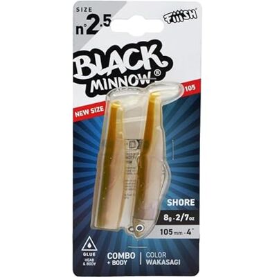 Fiiish Combo Shore Black Minnow No.2.5-10.5cm 8g Wakasagi BM3044 - Publicité Fiiish Combo Shore Black Minnow No.2.5-10.5cm 8g Wakasagi BM3044 - Publicité