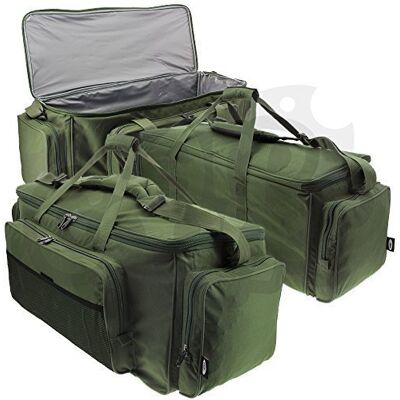 NGT Grand vert pêche chasse et camping isolé imperméable CARRY ALL Télé sac - Publicité NGT Grand vert pêche chasse et camping isolé imperméable CARRY ALL Télé sac - Publicité