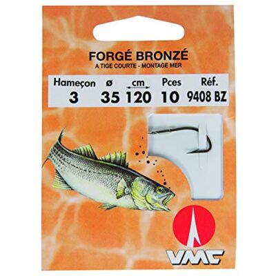 WaterQueen Tige Courte en Bronze Forgé 120cm - Hameçon de Pêche - Publicité WaterQueen Tige Courte en Bronze Forgé 120cm - Hameçon de Pêche - Publicité