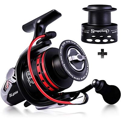 Sougayilang Fierce DL 3000 Moulinet de pêche Puissant 13 + 1BB Moulinet Ultra Lisse pour Eau salée ou Eau Douce - Publicité Sougayilang Fierce DL 3000 Moulinet de pêche Puissant 13 + 1BB Moulinet Ultra Lisse pour Eau salée ou Eau Douce - Publicité