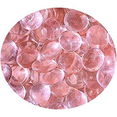 mesbilles 250 GR Rose Léger Loupe 60 Billes Plates Galet en Verre 20 mm Cailloux en Verre décoratifs - Publicité mesbilles 250 GR Rose Léger Loupe 60 Billes Plates Galet en Verre 20 mm Cailloux en Verre décoratifs - Publicité