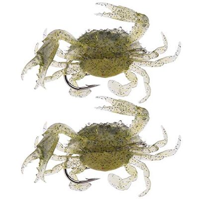 Nannday Appats De Pêche, Leurre De Pêche en Crabe,3 Options 3 Pièces Leurres De Pêche Excellent Effet Visuel Leurre De Poisson Crabe, Pêche en Mer pour La Pêche Sauvage(1#) - Publicité Nannday Appats De Pêche, Leurre De Pêche en Crabe,3 Options 3 Pièces Leurres De Pêche Excellent Effet Visuel Leurre De Poisson Crabe, Pêche en Mer pour La Pêche Sauvage(1#) - Publicité