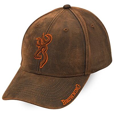 Browning, , Casquette Marron et Orange Rhino Hide - Publicité Browning, , Casquette Marron et Orange Rhino Hide - Publicité