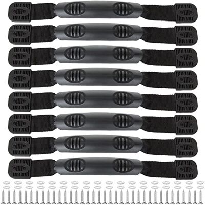 EATHEATY Lot de 8 poignées de Rechange pour Kayak, poignées de Transport Robustes pour Kayak, kit d Noir - Publicité EATHEATY Lot de 8 poignées de Rechange pour Kayak, poignées de Transport Robustes pour Kayak, kit d Noir - Publicité