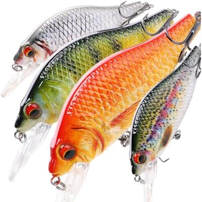 TSURI Leurre Jerkbait 7cm 11g – Pêche Carnassier Eau Douce – Flottant & Réaliste – Idéal Brochet, Perche, Sandre – Longue Portée & Nage Naturelle - Publicité TSURI Leurre Jerkbait 7cm 11g – Pêche Carnassier Eau Douce – Flottant & Réaliste – Idéal Brochet, Perche, Sandre – Longue Portée & Nage Naturelle - Publicité