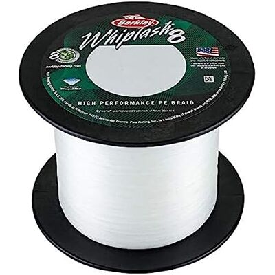 Berkley Whiplash, Fil de Pêche, Tresse 8 Brins Construite en 100% Dyneema, pour la Pêche en Mer et la Pêche en Eau Douce, Carnassier, Daiwa J-Braid - Publicité Berkley Whiplash, Fil de Pêche, Tresse 8 Brins Construite en 100% Dyneema, pour la Pêche en Mer et la Pêche en Eau Douce, Carnassier, Daiwa J-Braid - Publicité
