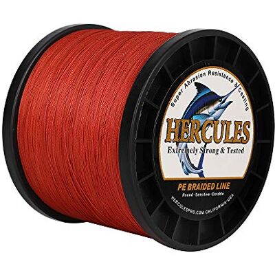 HERCULES Super Cast 100-2000m 109-2187 Yards 6-100lbs Test Ligne de pêche tressée pour Eau salée PE Tresse Lignes de Poisson Superline 4 brins - Publicité HERCULES Super Cast 100-2000m 109-2187 Yards 6-100lbs Test Ligne de pêche tressée pour Eau salée PE Tresse Lignes de Poisson Superline 4 brins - Publicité