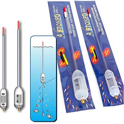 Flotteur de pêche de STONFO, appât réglable avec asticots (8+2 g) - Publicité Flotteur de pêche de STONFO, appât réglable avec asticots (8+2 g) - Publicité