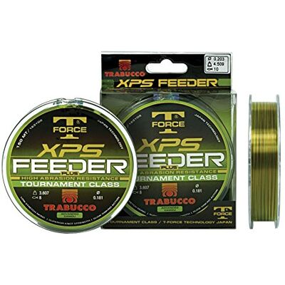 Trabucco Feeder Plus XPS T Force 0.221 mm 150 m Nylon Ligne de Pêche Monofilament Fil Mer Eau Douce Spinning Carnassiers - Publicité Trabucco Feeder Plus XPS T Force 0.221 mm 150 m Nylon Ligne de Pêche Monofilament Fil Mer Eau Douce Spinning Carnassiers - Publicité