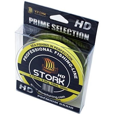 Stork HD, 4-Corde Ligne de pêche tressée 300m - Publicité Stork HD, 4-Corde Ligne de pêche tressée 300m - Publicité