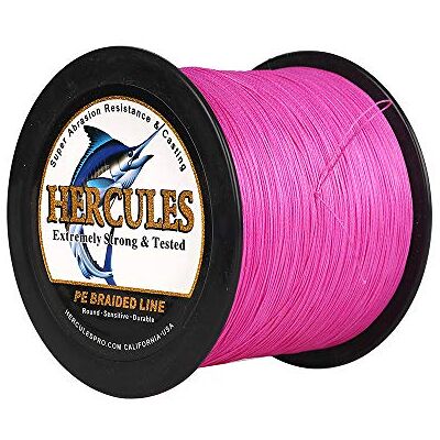 HERCULES Super Cast 10-300lbs Ligne de pêche tressée 100-2000m 109-2187yds Test pour Les Lignes de Poisson Tresse PE d'eau salée Superline 8 brins - Publicité HERCULES Super Cast 10-300lbs Ligne de pêche tressée 100-2000m 109-2187yds Test pour Les Lignes de Poisson Tresse PE d'eau salée Superline 8 brins - Publicité