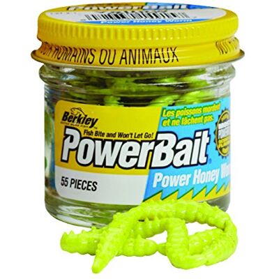 Berkley Leurre Souple Powerbait Power Honey Worms 2.5 cm WhiteScales Truite Bar Carnassiers Mer Pêche Spinning - Publicité Berkley Leurre Souple Powerbait Power Honey Worms 2.5 cm WhiteScales Truite Bar Carnassiers Mer Pêche Spinning - Publicité