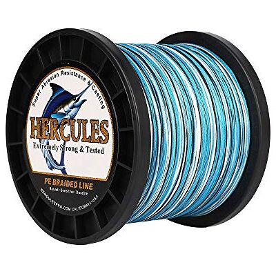 HERCULES Super Cast 10-300lbs Ligne de pêche tressée 100-2000m 109-2187yds Test pour Les Lignes de Poisson Tresse PE d'eau salée Superline 8 brins - Publicité HERCULES Super Cast 10-300lbs Ligne de pêche tressée 100-2000m 109-2187yds Test pour Les Lignes de Poisson Tresse PE d'eau salée Superline 8 brins - Publicité