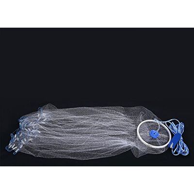 VGEBY Filets de pêche de Style américain, Filet, Filet de Lancer de la pêche avec Anneau en aluminium pour Poissons pièges à appâts - Publicité VGEBY Filets de pêche de Style américain, Filet, Filet de Lancer de la pêche avec Anneau en aluminium pour Poissons pièges à appâts - Publicité