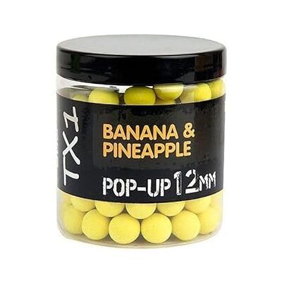Shimano Bait TX1 Pop-up Banana & Pineapp 12 mm – 50 g Fluoro Yellow, Leurre de pêche - Publicité Shimano Bait TX1 Pop-up Banana & Pineapp 12 mm – 50 g Fluoro Yellow, Leurre de pêche - Publicité