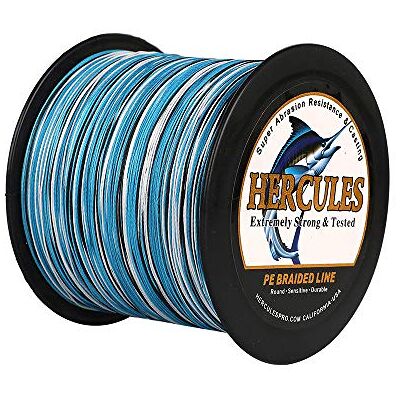 HERCULES Super Cast 100-2000m 109-2187 Yards 6-100lbs Test Ligne de pêche tressée pour Eau salée PE Tresse Lignes de Poisson Superline 4 brins - Publicité HERCULES Super Cast 100-2000m 109-2187 Yards 6-100lbs Test Ligne de pêche tressée pour Eau salée PE Tresse Lignes de Poisson Superline 4 brins - Publicité