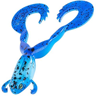 Balzer Shirasu Clone Frog Leurre en caoutchouc Motif grenouille 16 cm Poison Blue UV. Publicité Balzer Shirasu Clone Frog Leurre en caoutchouc Motif grenouille 16 cm Poison Blue UV. Publicité