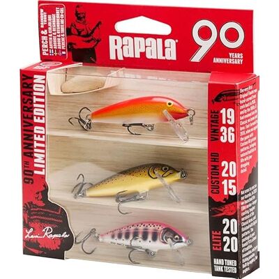 Rapala Poisson Nageur 90 Years Lure Kit Countdown Small Bright RA8926001 - Publicité Rapala Poisson Nageur 90 Years Lure Kit Countdown Small Bright RA8926001 - Publicité