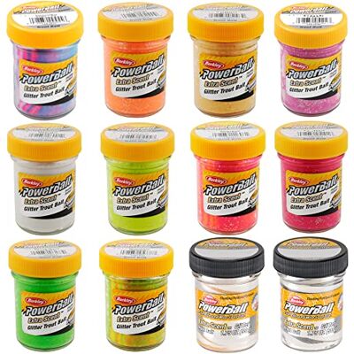 Berkley - PowerBait Select Glitter Trout Bait - Transparent - Bait - Publicité Berkley - PowerBait Select Glitter Trout Bait - Transparent - Bait - Publicité
