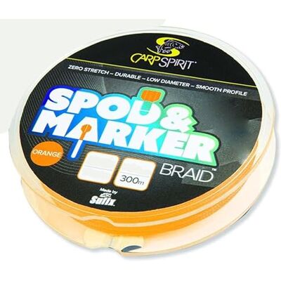 Carp Spirit Tresse Multibrins Spod & Marker – 300 m – D.0,16 mm – R.11 kg – Orange – ACS640097 - Publicité Carp Spirit Tresse Multibrins Spod & Marker – 300 m – D.0,16 mm – R.11 kg – Orange – ACS640097 - Publicité
