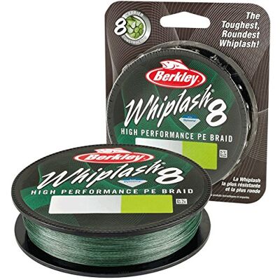 Berkley Whiplash, Fil de Pêche, Tresse 8 Brins Construite en 100% Dyneema, pour la Pêche en Mer et la Pêche en Eau Douce, Carnassier, Daiwa J-Braid - Publicité Berkley Whiplash, Fil de Pêche, Tresse 8 Brins Construite en 100% Dyneema, pour la Pêche en Mer et la Pêche en Eau Douce, Carnassier, Daiwa J-Braid - Publicité