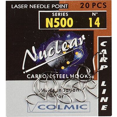 Colmic Hameçons Nuclear N500 Modèle: N°12 - Publicité Colmic Hameçons Nuclear N500 Modèle: N°12 - Publicité