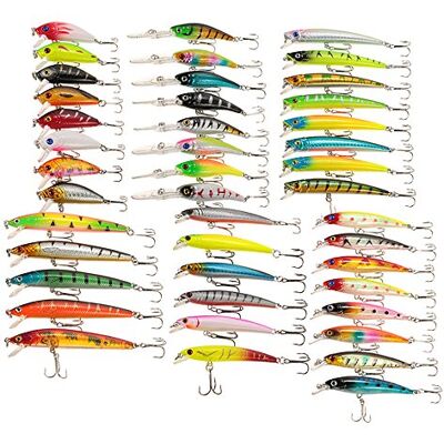 Lixada 43pcs Leurres de Pêche kit Artificielle Appâts Kit Pêche Accessoires - Publicité Lixada 43pcs Leurres de Pêche kit Artificielle Appâts Kit Pêche Accessoires - Publicité