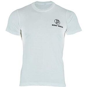 Krav Maga T-Shirt d'entraînement en Coton Blanc, Blanc, L - Publicité