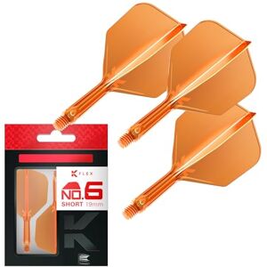 Target - K-Flex Neon No.6 Short - Neon Orange - Darts - Publicité Target - K-Flex Neon No.6 Short - Neon Orange - Darts - Publicité
