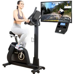 Skandika Vélo d'appartement Cykling P14, 32 Niveaux de Résistance, 30 Programmes, Frein Magnétique Silencieux, Velo d appartement, Écran LCD, Kinomap, Haut-parleur, M.d'inertie 14KG, Max 150KG - Publicité Skandika Vélo d'appartement Cykling P14, 32 Niveaux de Résistance, 30 Programmes, Frein Magnétique Silencieux, Velo d appartement, Écran LCD, Kinomap, Haut-parleur, M.d'inertie 14KG, Max 150KG - Publicité