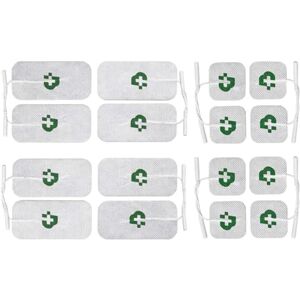 TESMED All Body Set de 16 Électrodes (8 Électrodes 50x50mm + 8 Électrodes 50x100mm) Compatibles avec Toutes Les Marques d'Électrostimulateurs avec Fiche de 2 mm, Pas Besoin de Gel, Qualité Supérieure - Publicité TESMED All Body Set de 16 Électrodes (8 Électrodes 50x50mm + 8 Électrodes 50x100mm) Compatibles avec Toutes Les Marques d'Électrostimulateurs avec Fiche de 2 mm, Pas Besoin de Gel, Qualité Supérieure - Publicité